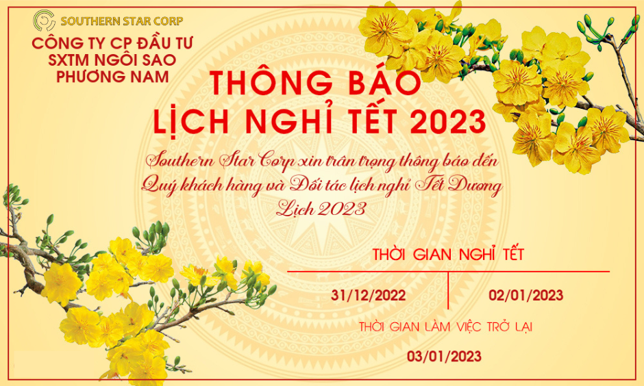 THÔNG BÁO LỊCH NGHỈ TẾT DƯƠNG LỊCH 2023 THÔNG BÁO LỊCH NGHỈ TẾT DƯƠNG LỊCH 2023
