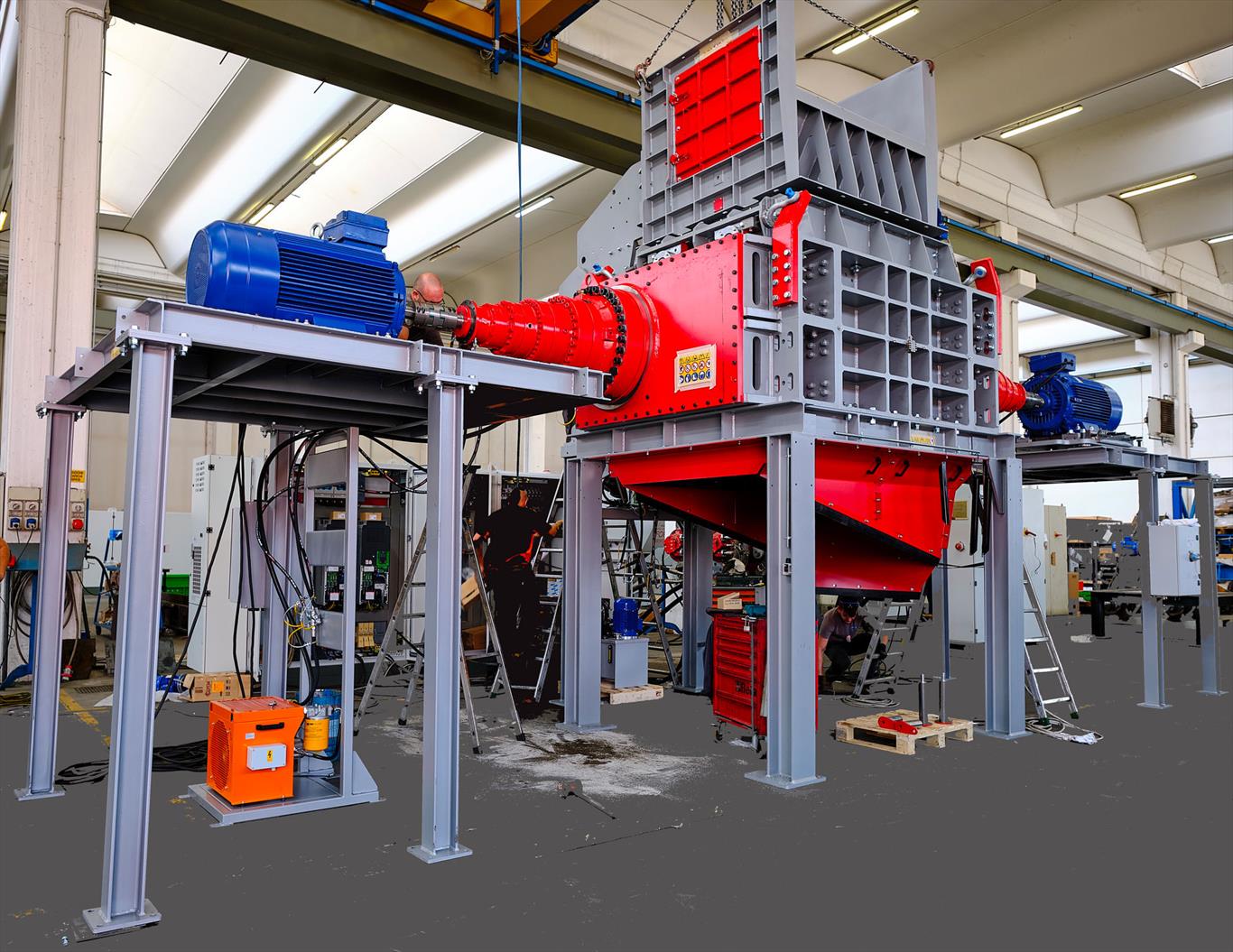 MÁY NGHIỀN CẮT RÁC FOR REC